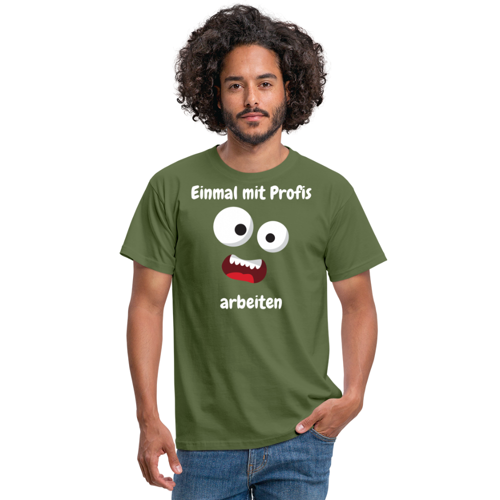 Einmal mit Profis     arbeiten - Militärgrün