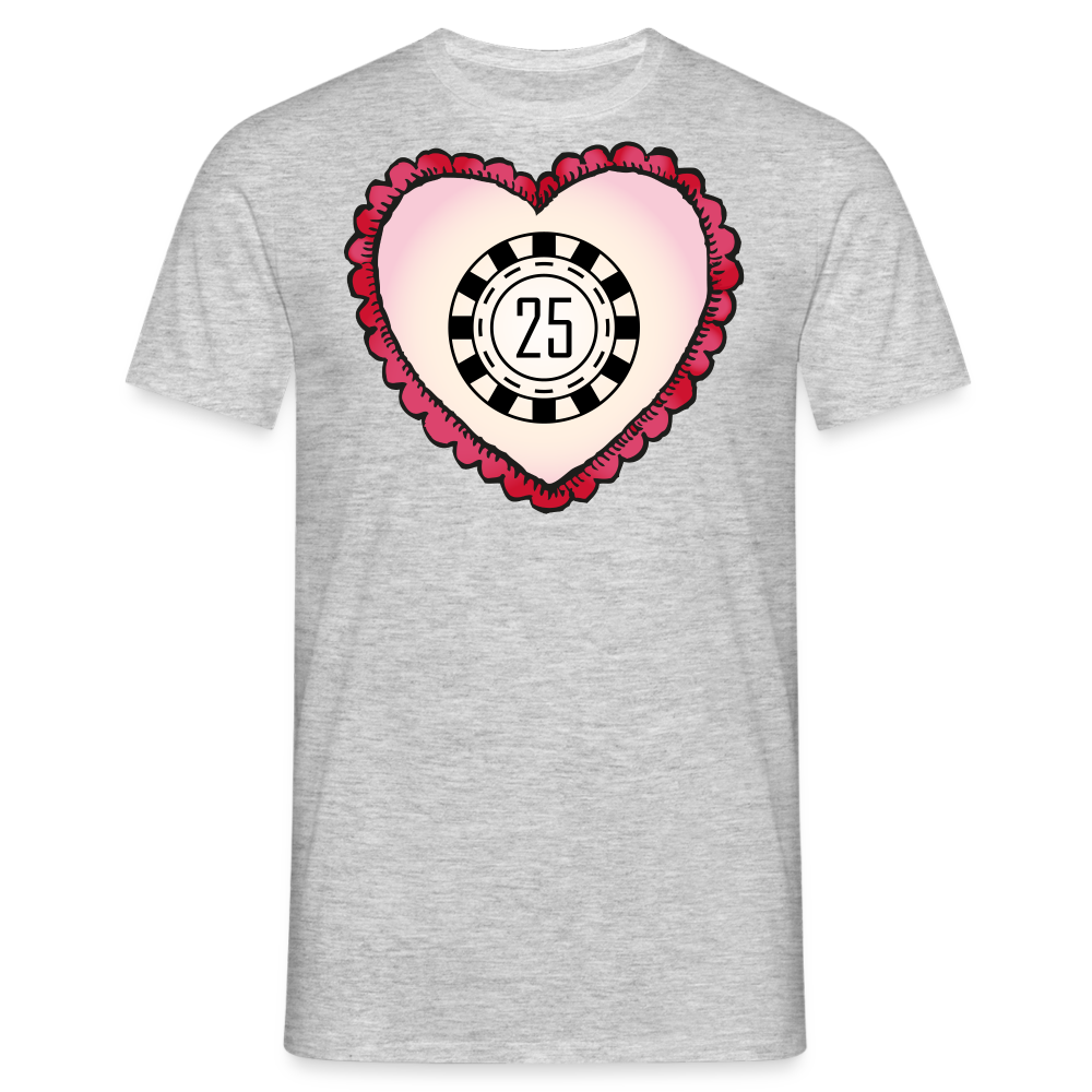 Tshirt 25 Geburtstag - Grau meliert