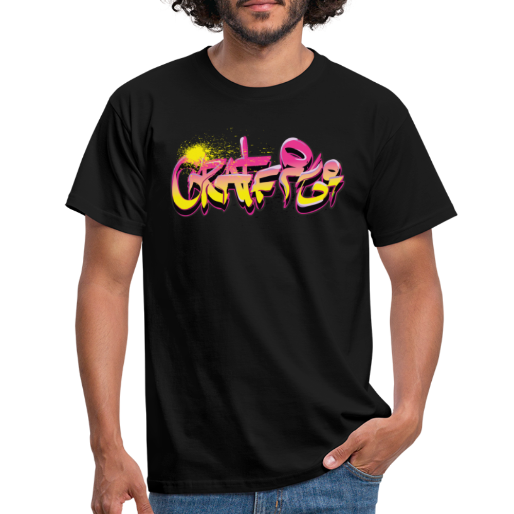 Tshirt Graffiti - Schwarz
