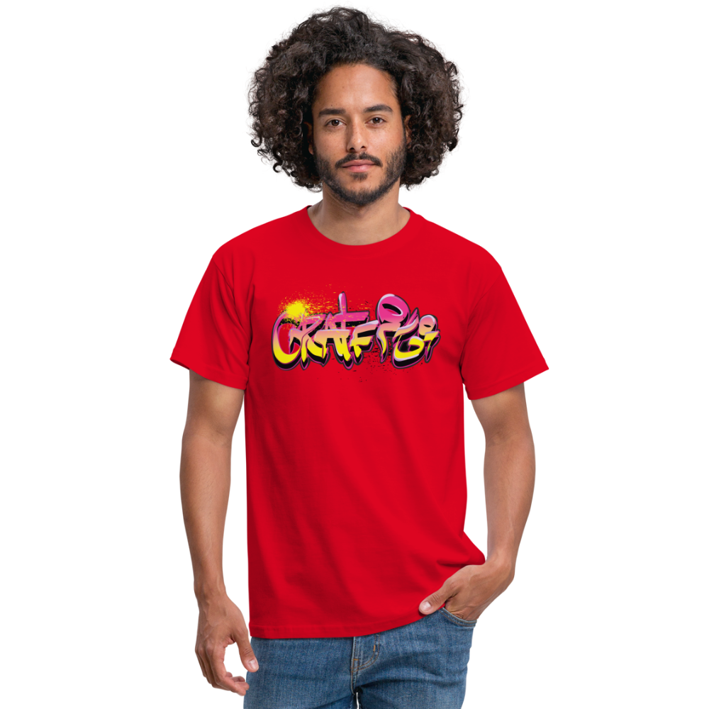 Tshirt Graffiti - Rot