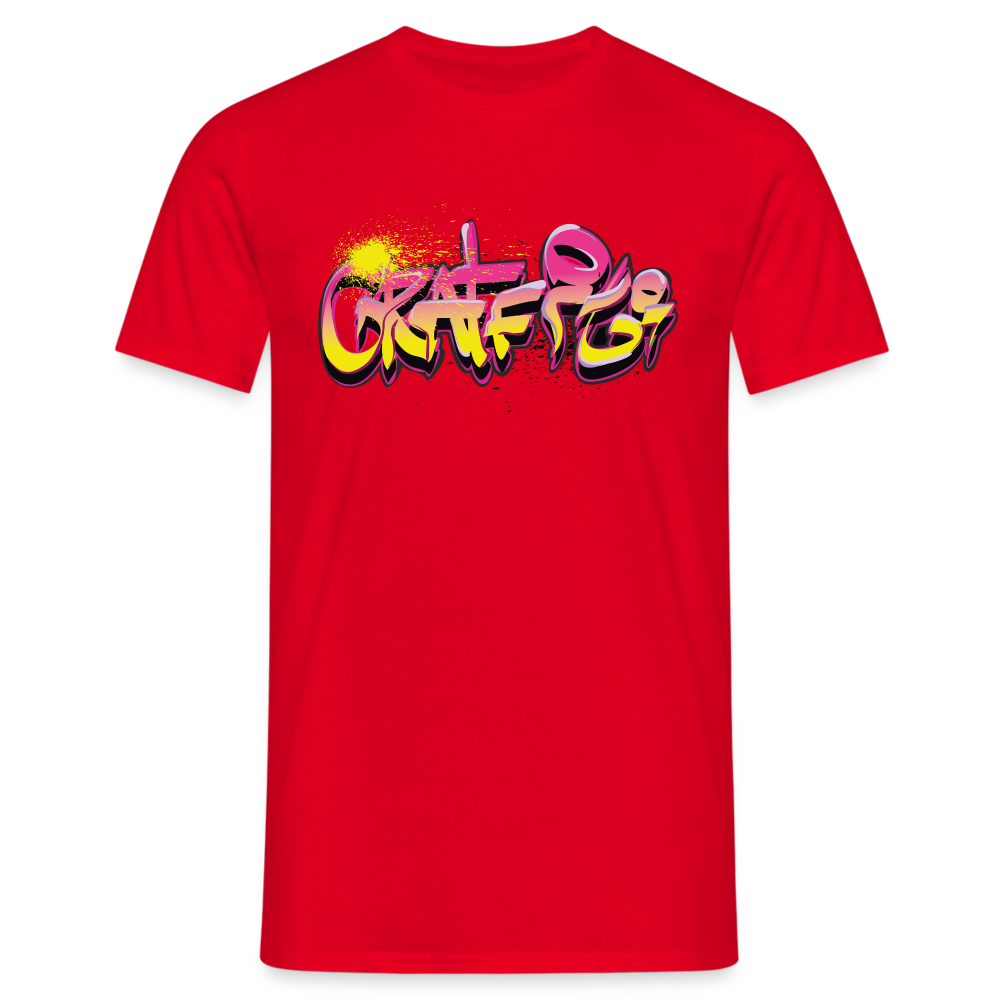 Tshirt Graffiti - Rot