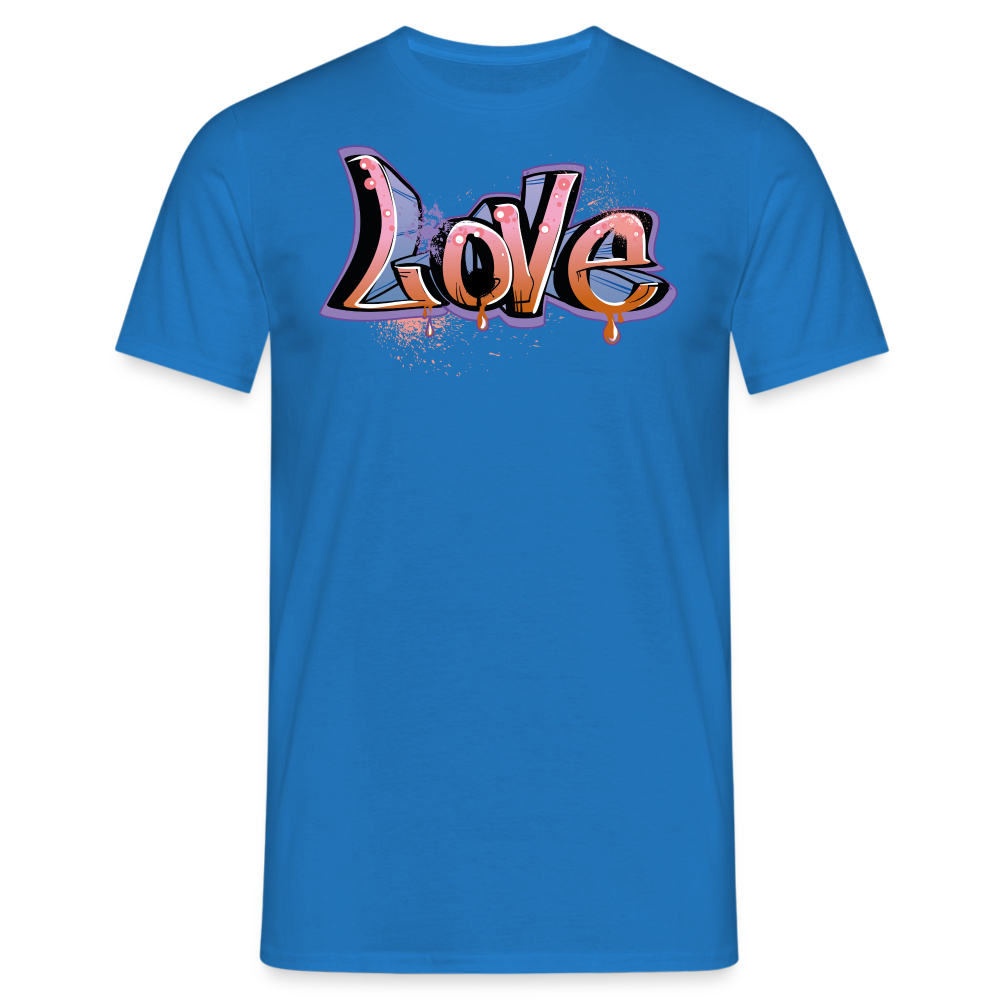 Tshirt Love - Royalblau