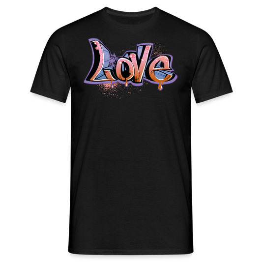 Tshirt Love - Schwarz