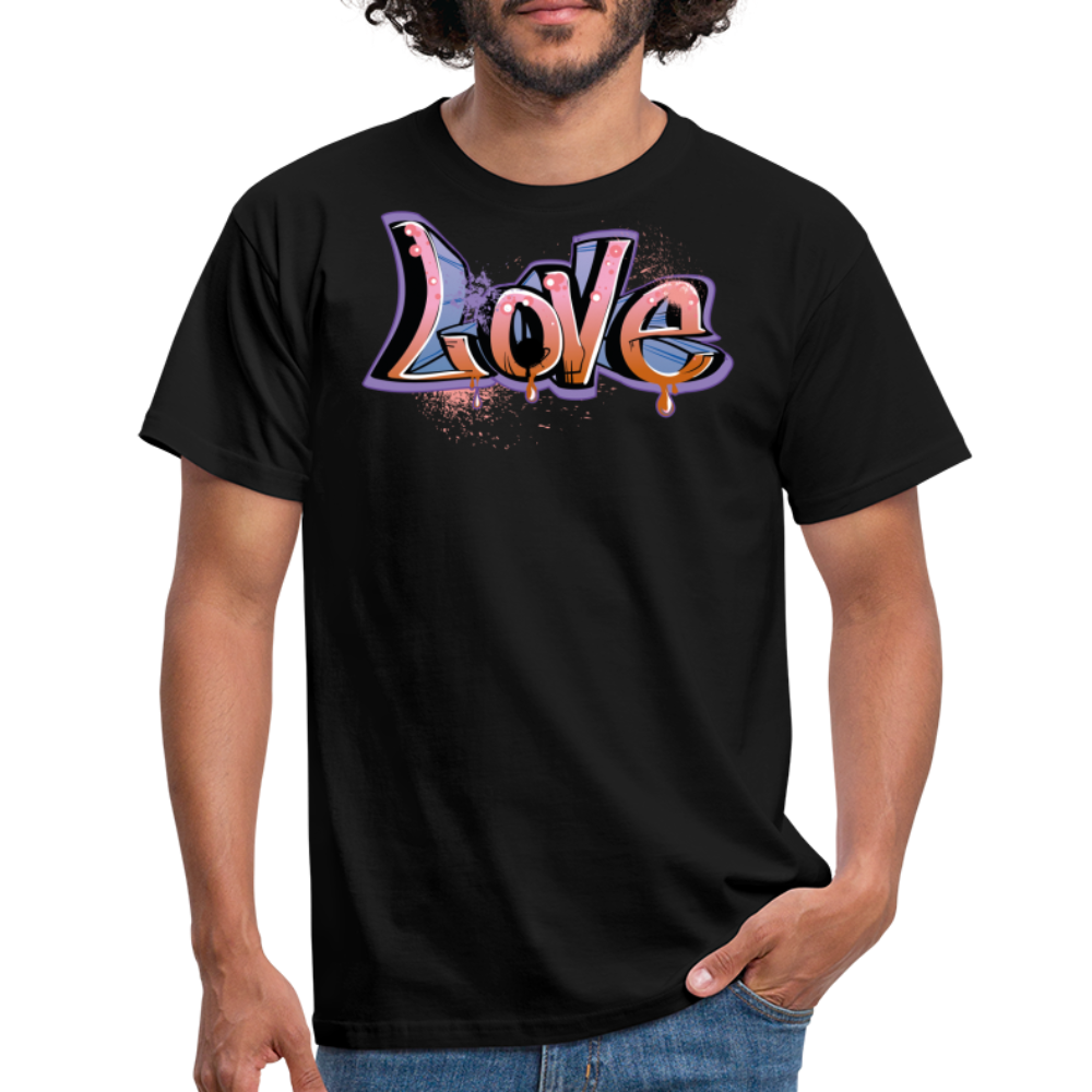 Tshirt Love - Schwarz