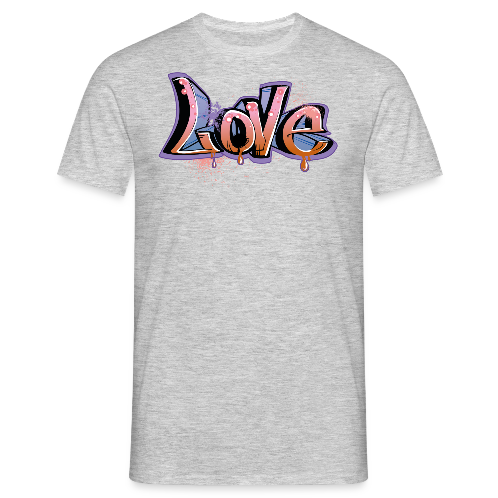 Tshirt Love - Grau meliert