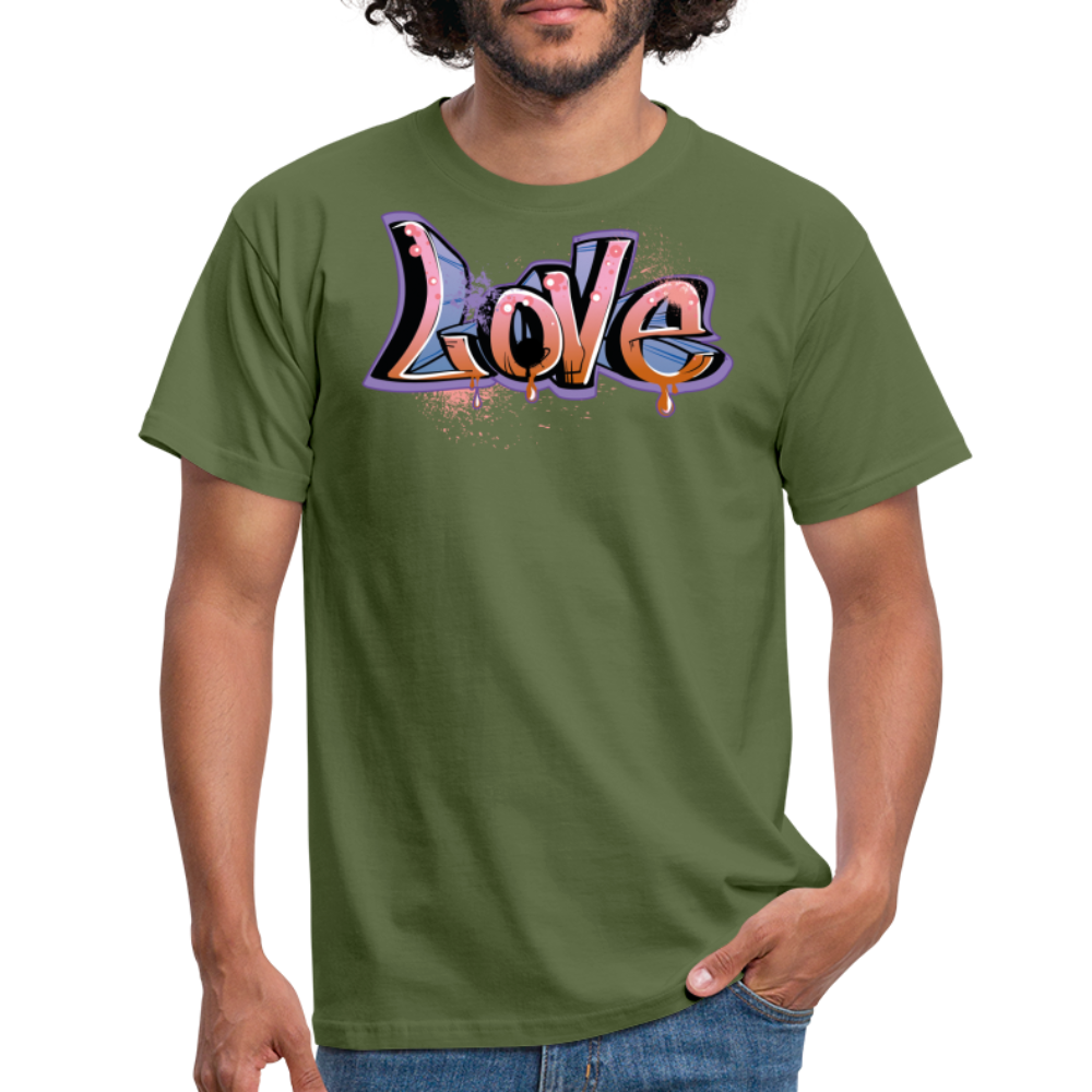 Tshirt Love - Militärgrün