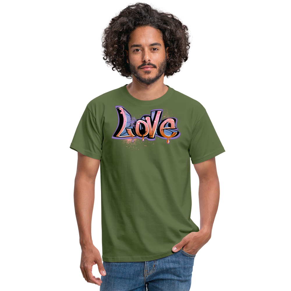 Tshirt Love - Militärgrün