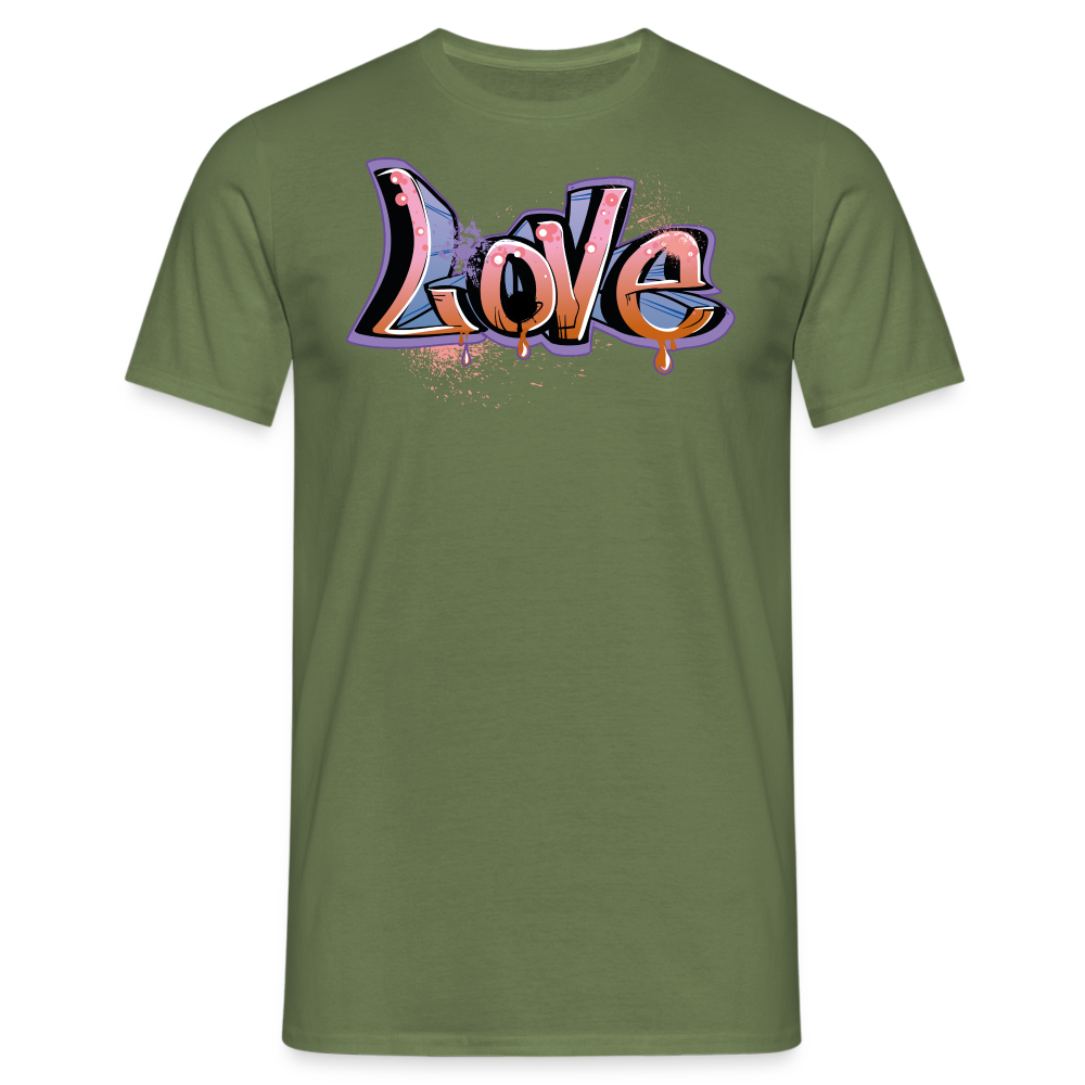 Tshirt Love - Militärgrün