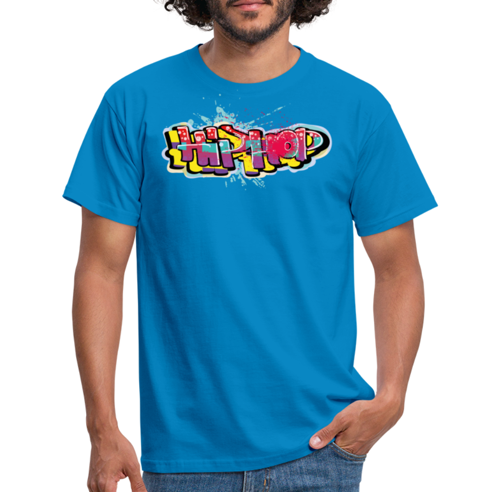 Tshirt Graffiti HipHop - Royalblau