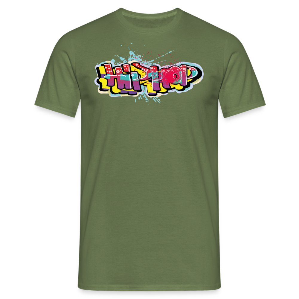 Tshirt Graffiti HipHop - Militärgrün