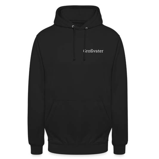 Hoodie Großvater - Schwarz