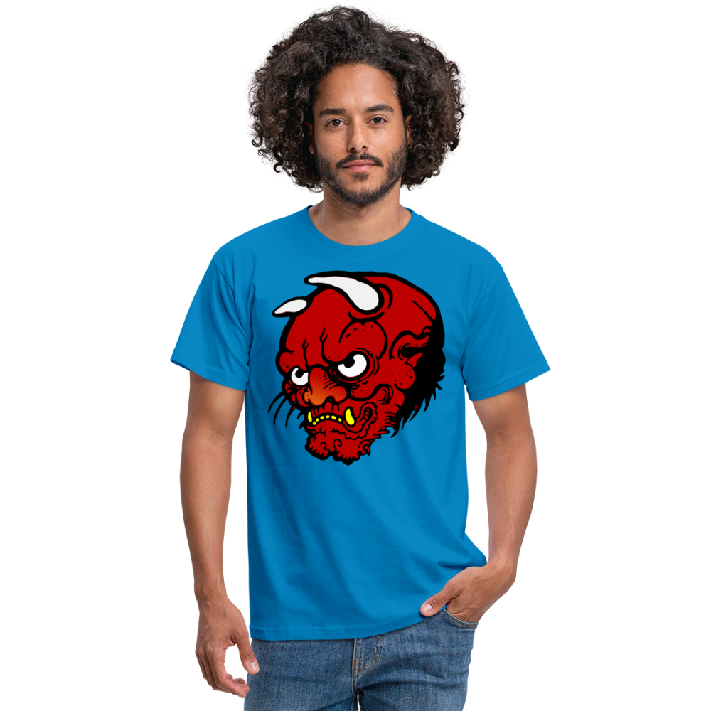 SSW1371 Tshirt Dämonentätowierung - Royalblau