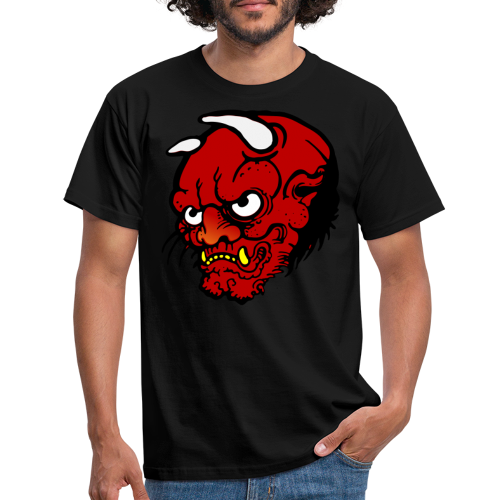 SSW1371 Tshirt Dämonentätowierung - Schwarz