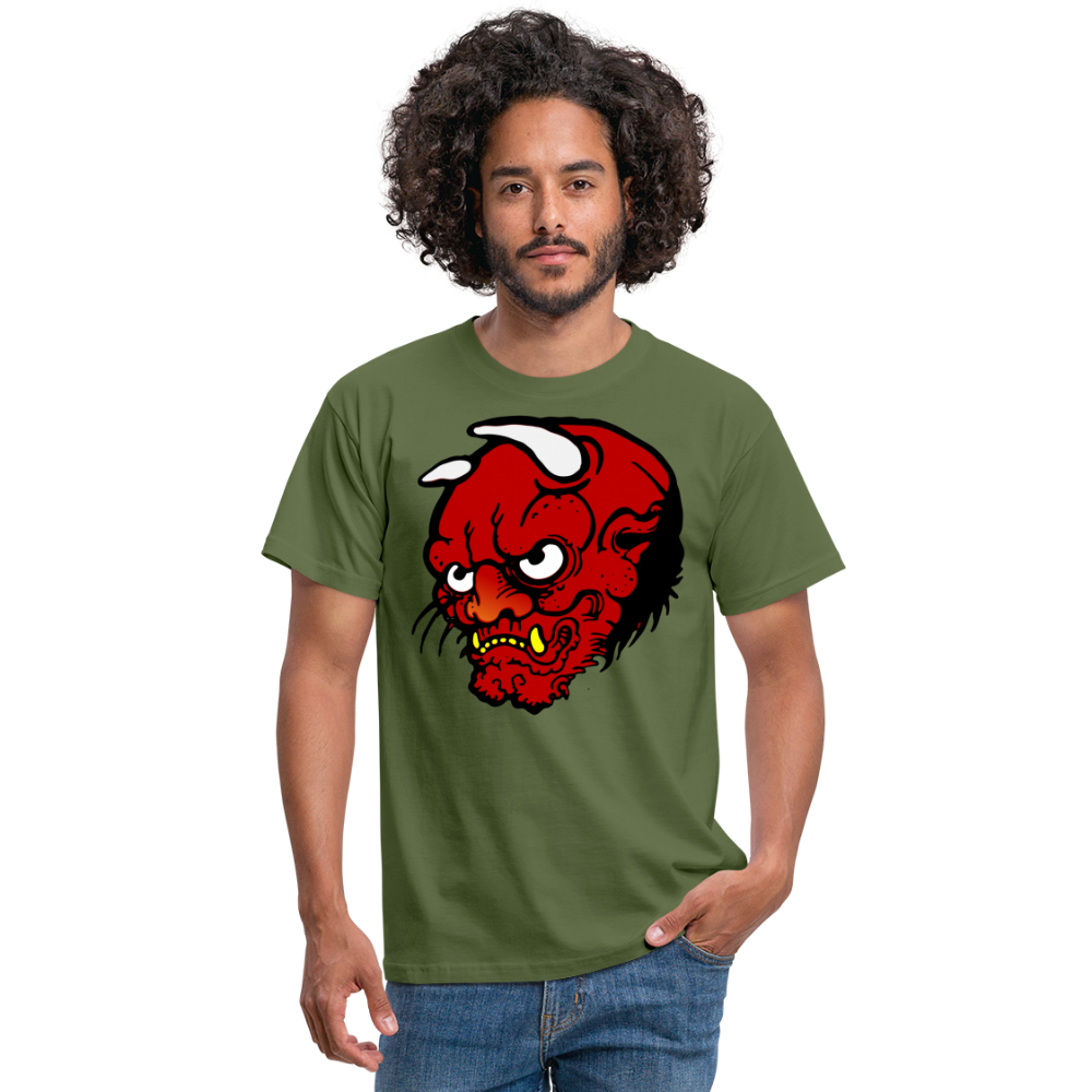 SSW1371 Tshirt Dämonentätowierung - Militärgrün