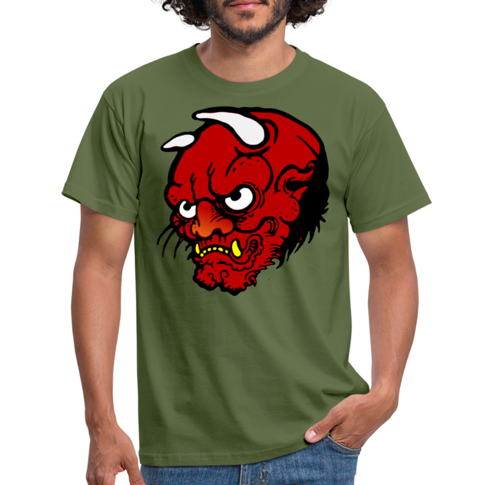 SSW1371 Tshirt Dämonentätowierung - Militärgrün