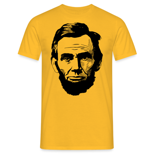 SSW1392 Tshirt Abraham Lincoln - Gelb