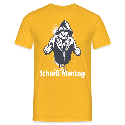 SSW1397 Tshirt Scheiß Montag - Gelb