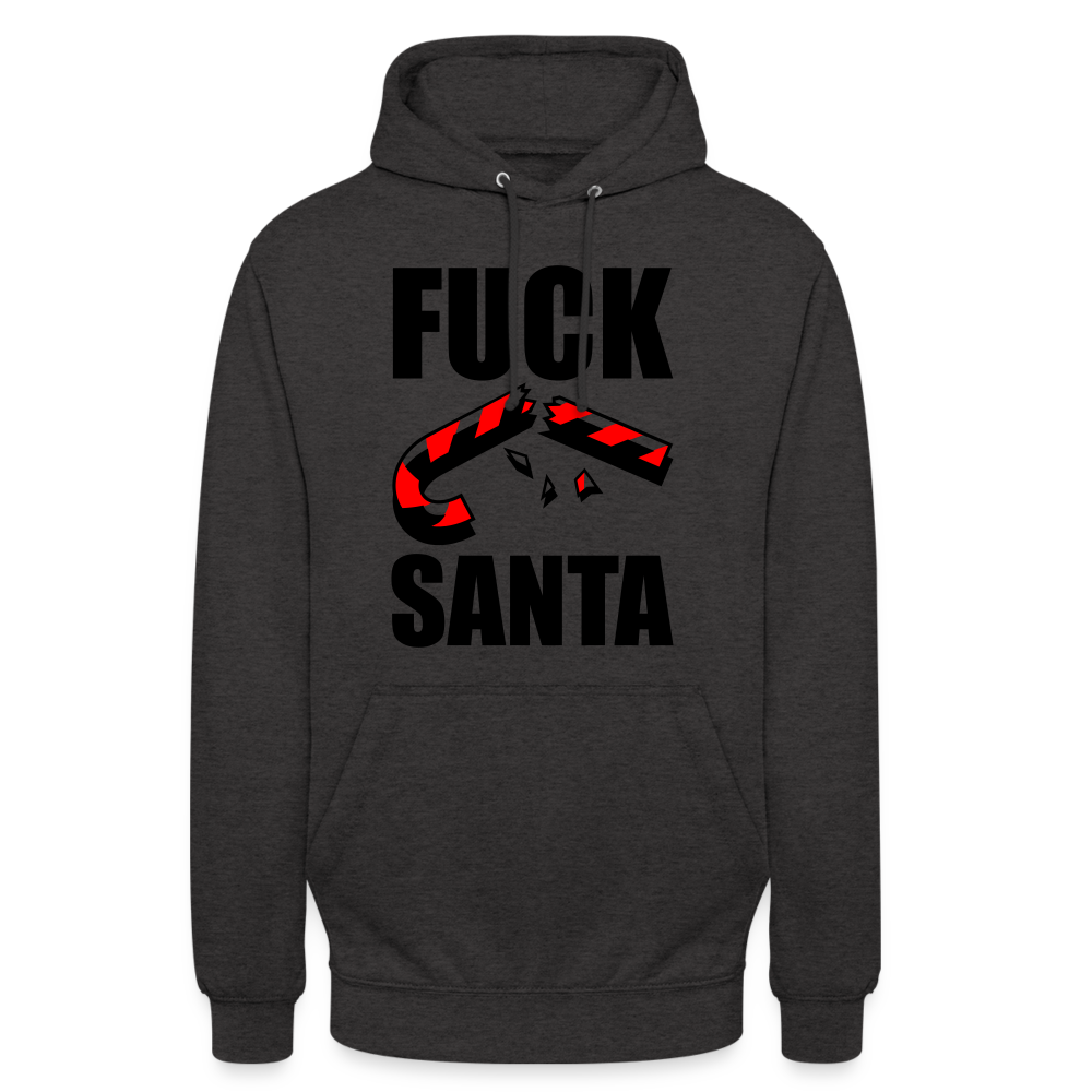 SSW1398 Hoodie Fuck Santa - Anthrazit