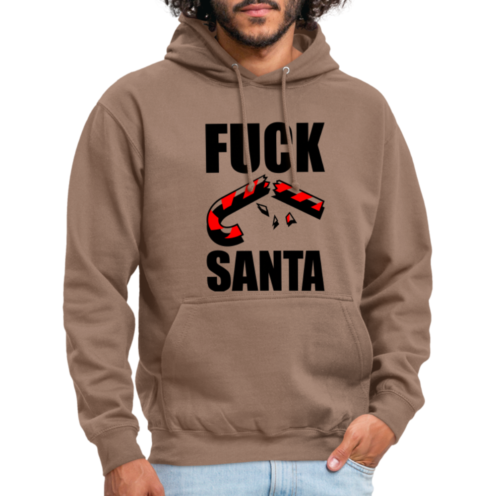 SSW1398 Hoodie Fuck Santa - Mokka