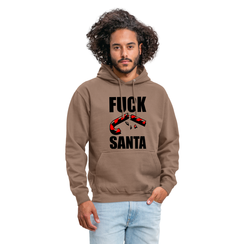 SSW1398 Hoodie Fuck Santa - Mokka