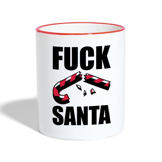 SSW1400 Cap Fuck Santa - Weiß/Rot