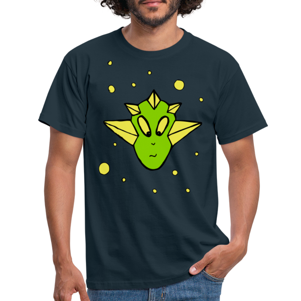 SSW1411 Tshirt Alien Kopf - Navy
