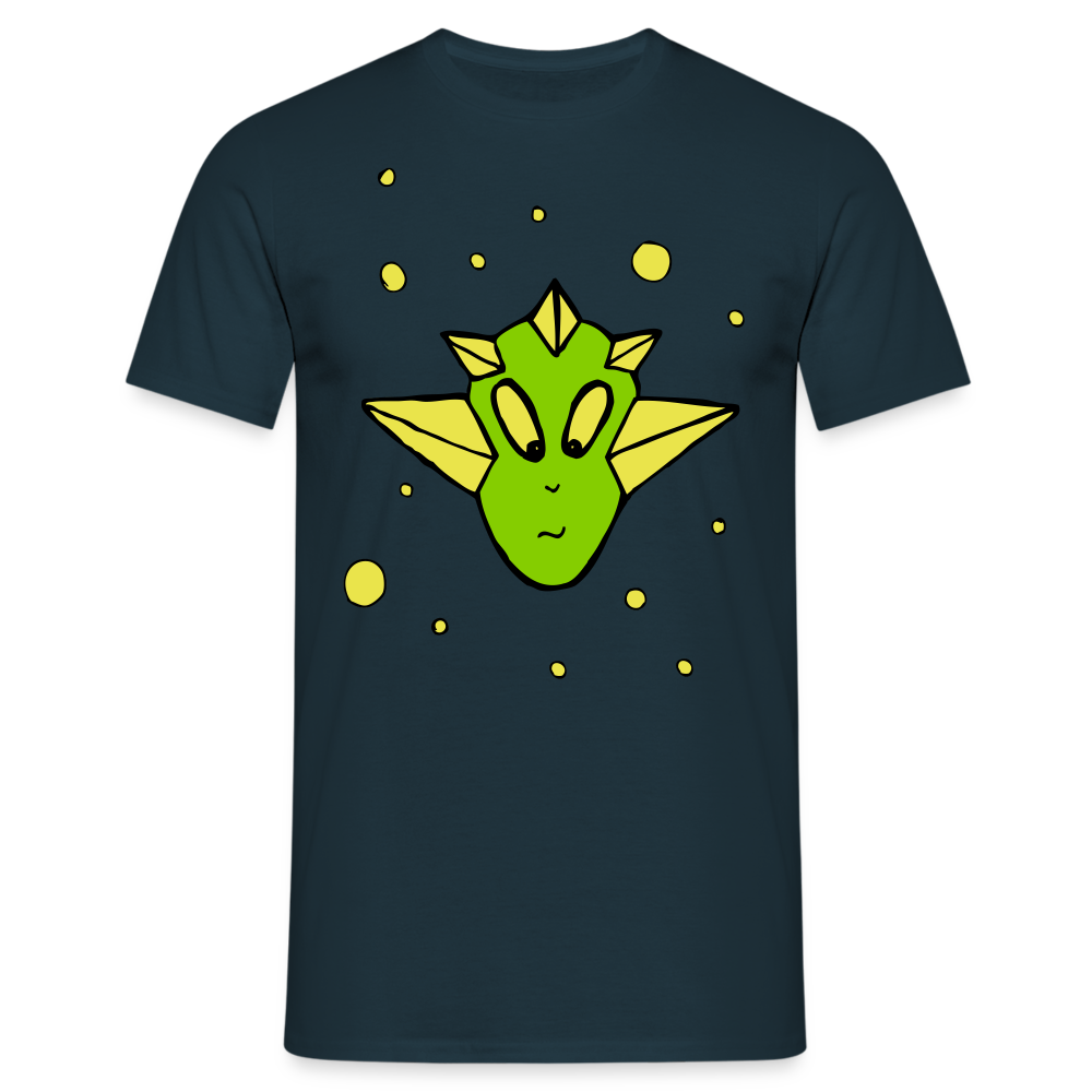 SSW1411 Tshirt Alien Kopf - Navy