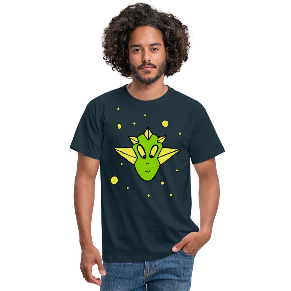 SSW1411 Tshirt Alien Kopf - Navy