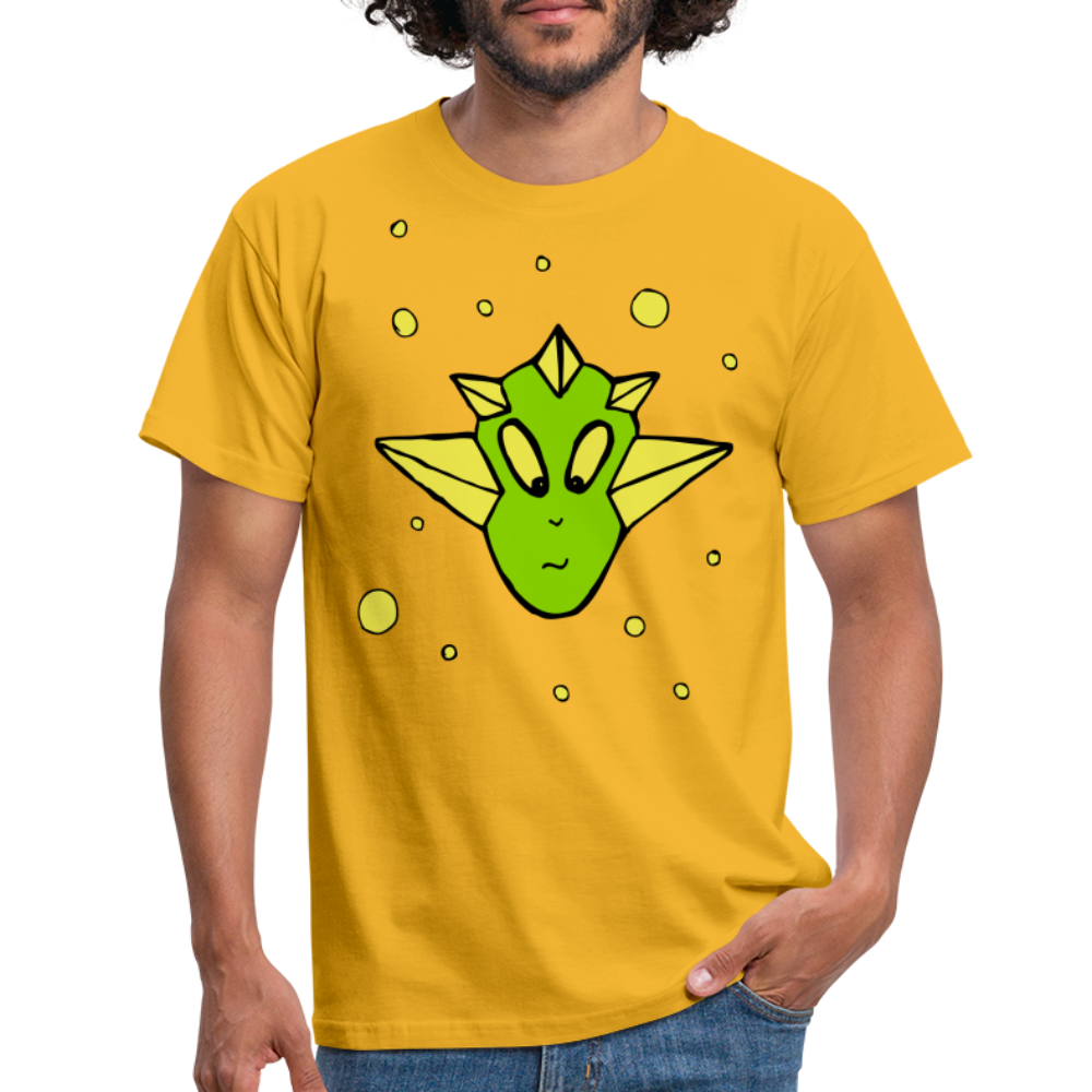 SSW1411 Tshirt Alien Kopf - Gelb