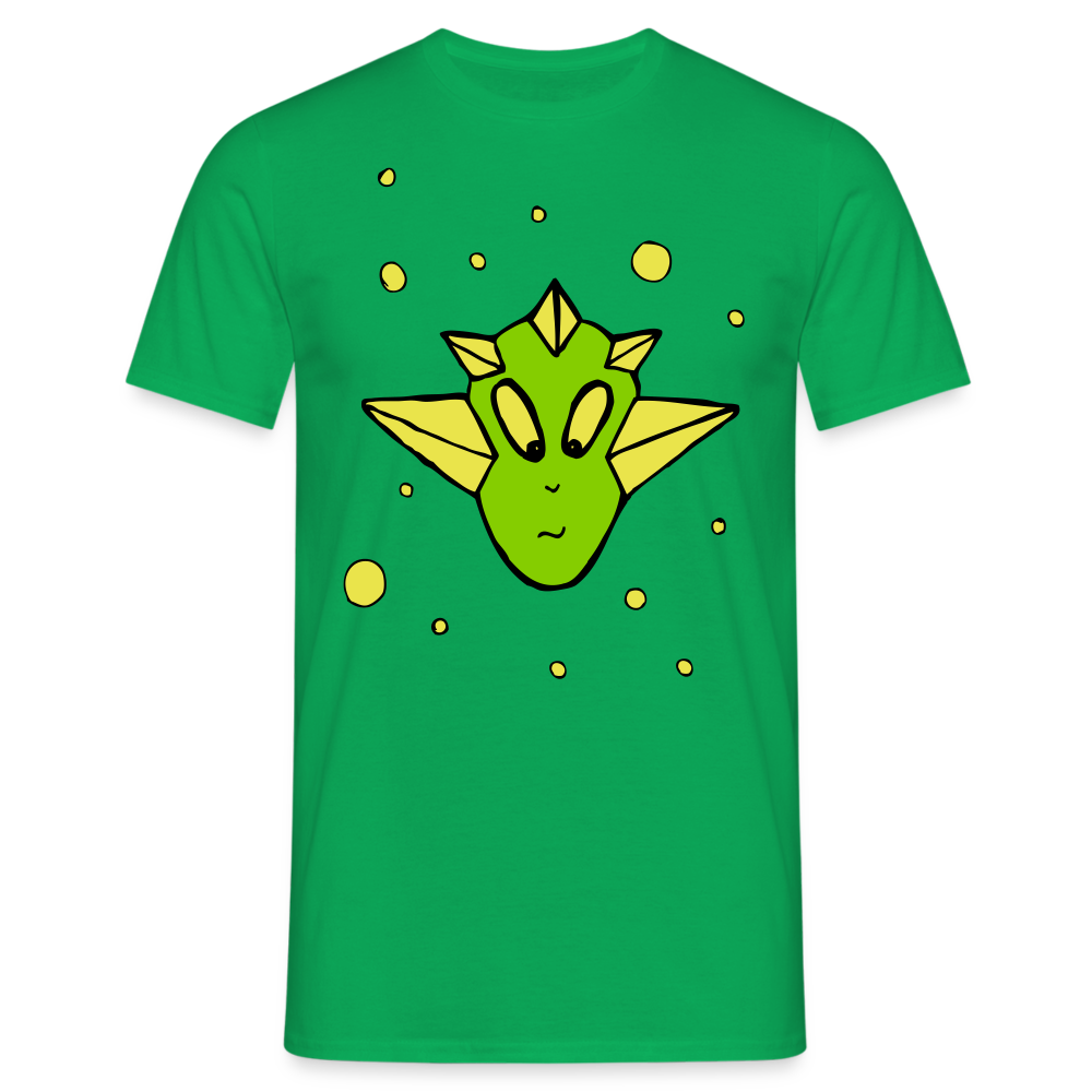 SSW1411 Tshirt Alien Kopf - Kelly Green