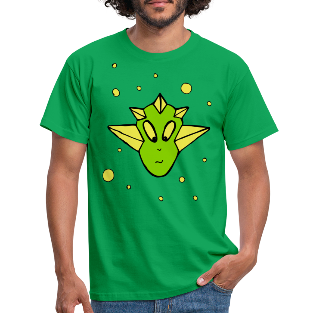 SSW1411 Tshirt Alien Kopf - Kelly Green