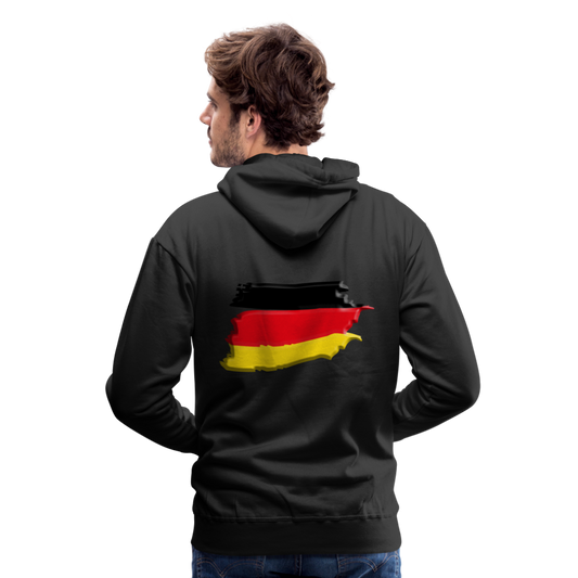 SSW1424 Hoodie German vintage flag 3D - Schwarz
