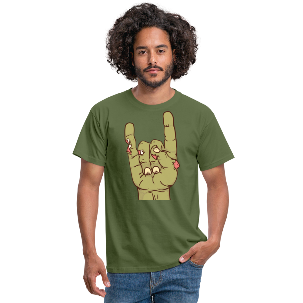 SSW1432 Tshirt Zombie-Felsen - Militärgrün