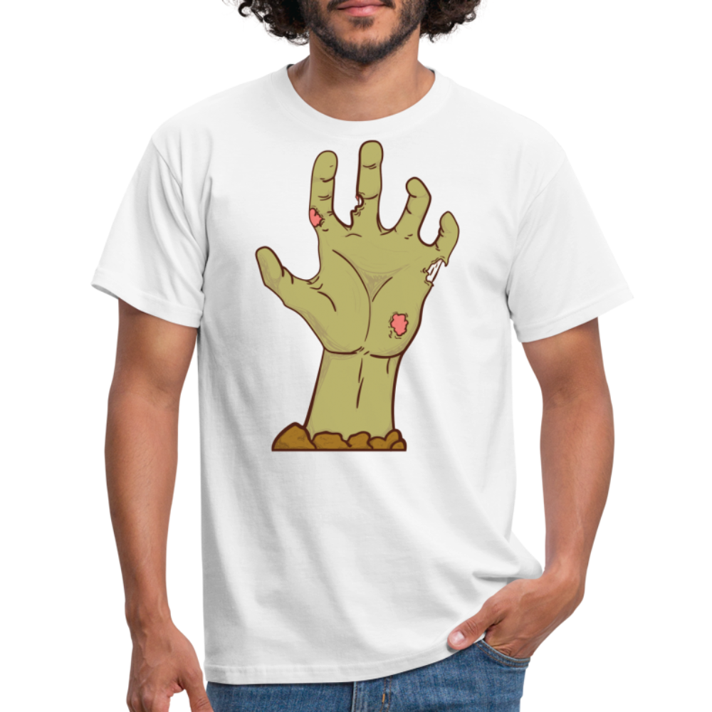 SSW1433 Tshirt Zombie hand - weiß