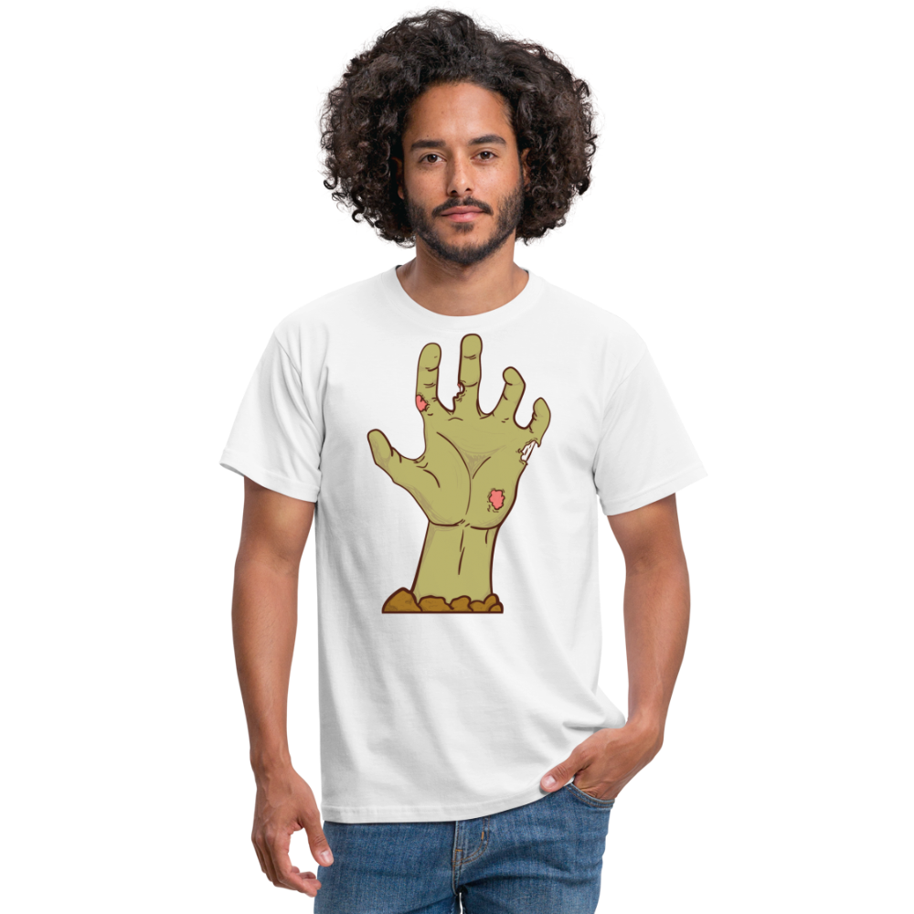 SSW1433 Tshirt Zombie hand - weiß