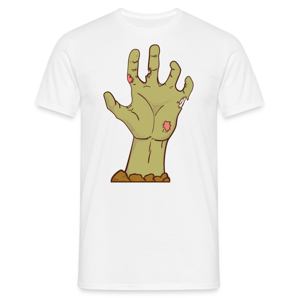 SSW1433 Tshirt Zombie hand - weiß