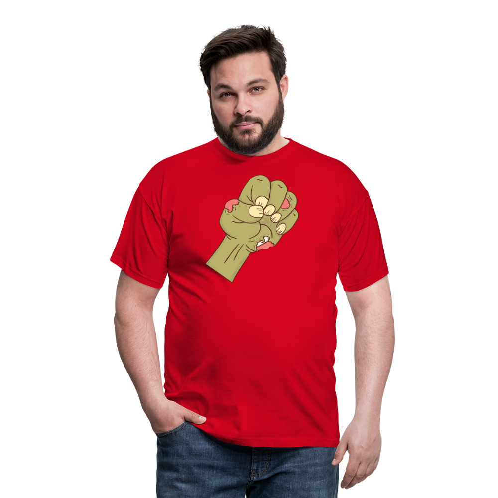 SSW1437 Tshirt Zombie-Faust - Rot