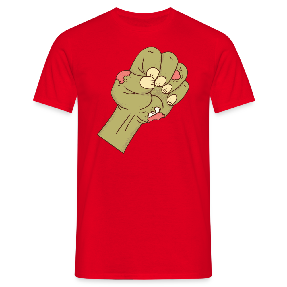 SSW1437 Tshirt Zombie-Faust - Rot