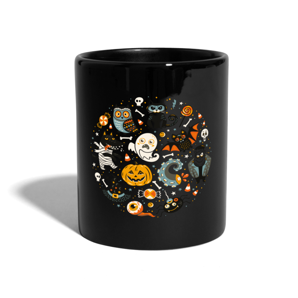 SSW1448 Kaffeetasse Halloween - Schwarz