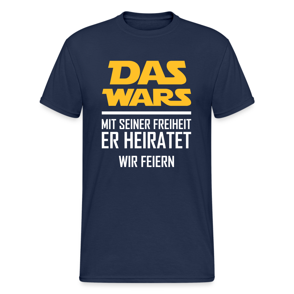 SSW1462 Tshirt Das wars Heiraten - Navy
