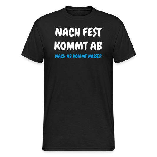 SSW1468 Tshirt  NACH FEST KOMMT AB - Schwarz