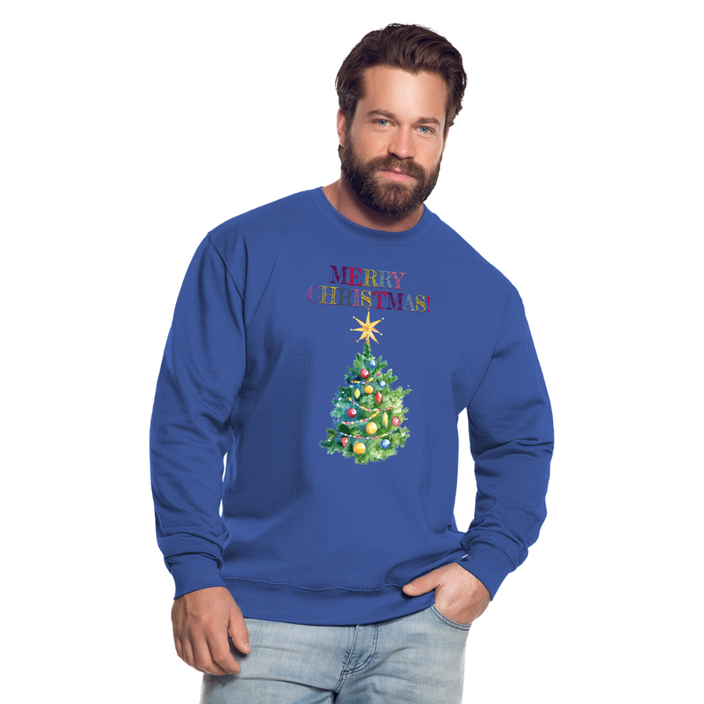Unisex Pullover MerryChristmas - Royalblau