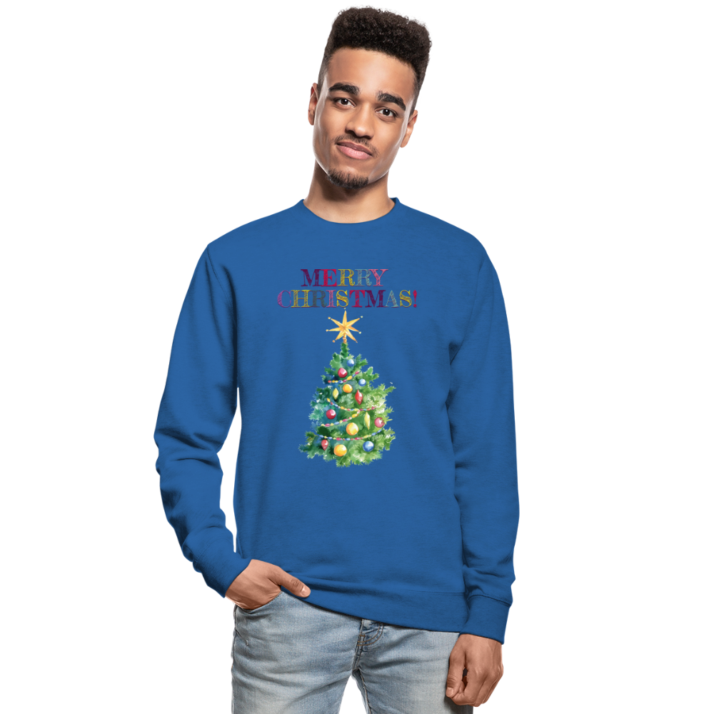 Unisex Pullover MerryChristmas - Royalblau