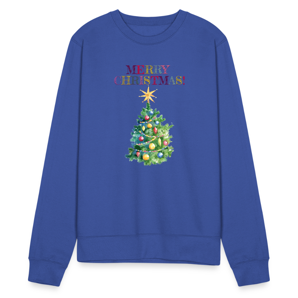 Unisex Pullover MerryChristmas - Royalblau