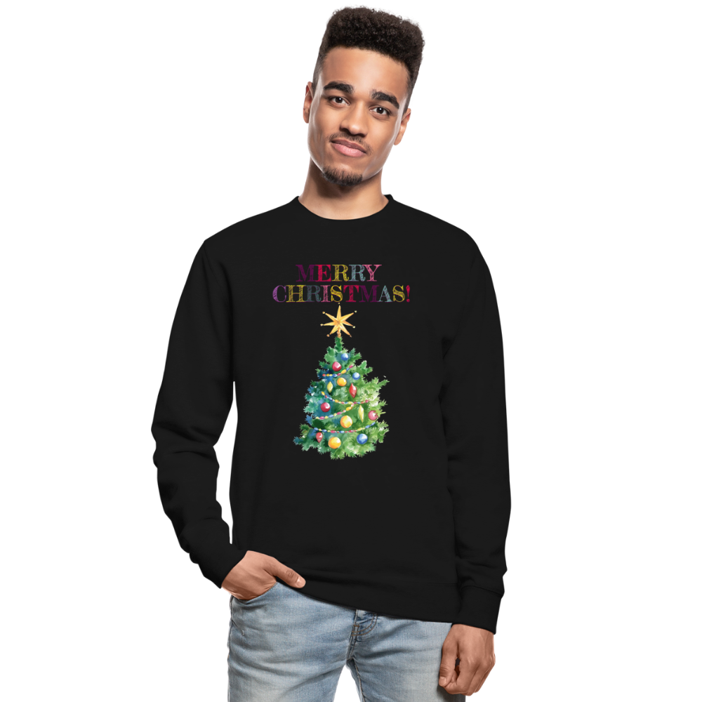 Unisex Pullover MerryChristmas - Schwarz