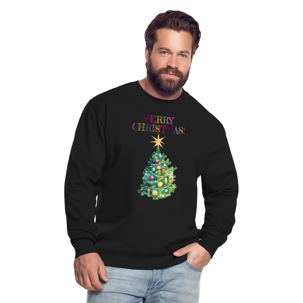 Unisex Pullover MerryChristmas - Schwarz