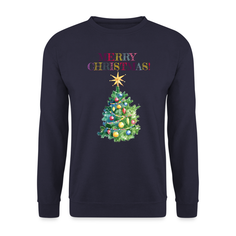 Unisex Pullover MerryChristmas - Navy