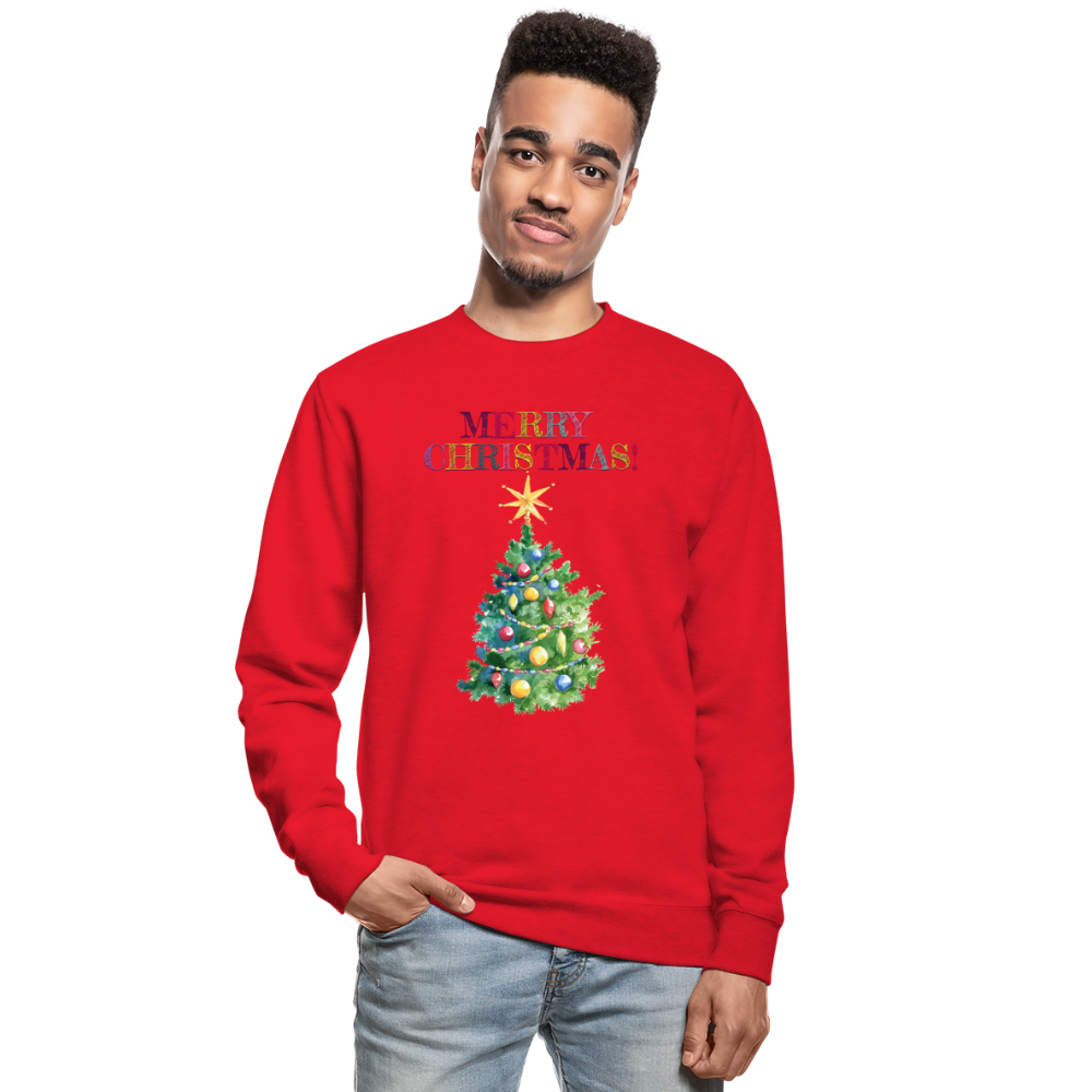 Unisex Pullover MerryChristmas - Rot