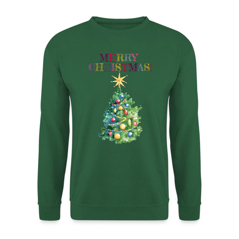 Unisex Pullover MerryChristmas - Grün