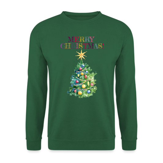 Unisex Pullover MerryChristmas - Grün